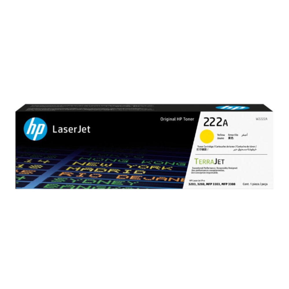 HP Toner 222A Yellow W2222A HP Toner 222A Yellow W2222A